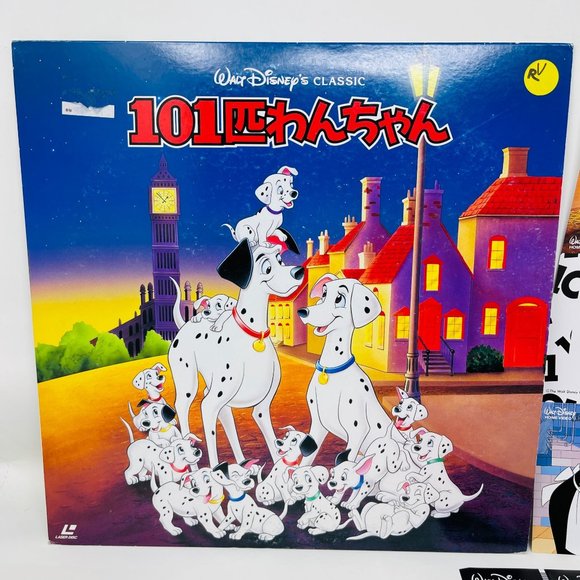 Disney Laserdisc One Hundred and One Dalmatians 101 PILA-1347 OBI Japanese - Picture 2 of 8